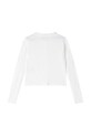 Patrizia Pepe kardigán detský s viskózou K251 7K0064 biela SS26
