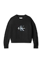Детский хлопковый свитер Calvin Klein Jeans IG0IG03046.9BYA чёрный AW25