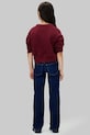 Calvin Klein Jeans pulover de lână pentru copii IG0IG03048.9BYA burgundia