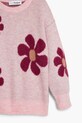 Dziewczynka Desigual sweter z domieszką wełny dziecięcy 25WGJF02 różowy