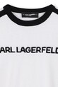 Dětský svetr s příměsí kašmíru Karl Lagerfeld bílá Z30936.114.150