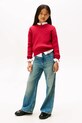 Дитячий бавовняний светр Tommy Hilfiger рожевий KG0KG08848.9BYA