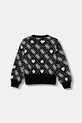 Guess sweter z domieszką wełny dziecięcy J5BR02.Z3K10.9BYA czarny AW25
