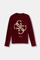 Guess sweter aplikacja bordowy J5BR07.Z0720.9BYA