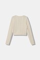 Guess sweter z domieszką wełny dziecięcy J5BR14.Z37L1.9BYA beżowy AW25