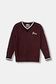 Guess pulover de lână pentru copii imprimeu burgundia J5BR23.Z1152.9BYA