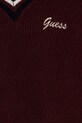 Dziewczynka Guess sweter z dodatkiem wełny dziecięcy J5BR23.Z1152.9BYA bordowy