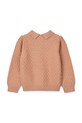 Καρδιγκάν με προσθήκη μαλλιού για παιδιά Liewood Jane Knit Cardigan LW20306.9BYA πορτοκαλί AW25