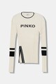 Pinko sweter dziecięcy aplikacja beżowy KFMA020.C.FL089