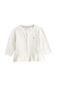 Tommy Hilfiger cardigan bebe uni alb KN0KN02110.9BYA