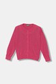 United Colors of Benetton cardigan per bambini a maglia fine rosa 19DKC500Y.G.seasonal