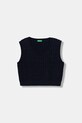 Παιδικό γιλέκο United Colors of Benetton άλλο σκούρο μπλε 1D32C108Y.G.seasonal