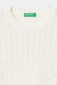 Fete United Colors of Benetton vestă copii 1D32G1011.P.seasonal alb