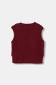 United Colors of Benetton kamizelka dziecięca 1D32G1011.P.seasonal bordowy AW25