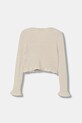 United Colors of Benetton kardigan z domieszką wełny dziecięcy 1J1CC601V.G.seasonal beżowy AW25