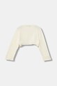 Παιδική ζακέτα με μείγμα από μαλλί United Colors of Benetton 1J1CG500Q.P.seasonal μπεζ AW25