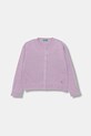 Μάλλινη μπλουζα United Colors of Benetton λεπτό μωβ 126WC500X.G.seasonal
