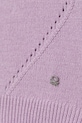 Dziewczynka United Colors of Benetton kardigan z wełną 126WC500X.G.seasonal fioletowy