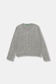Μάλλινη μπλουζα United Colors of Benetton λεπτό γκρί 126WC500X.G.seasonal