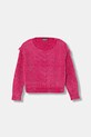 United Colors of Benetton sweter dziecięcy pozostałe różowy 13HHC108W.G.seasonal