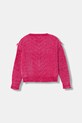 United Colors of Benetton sweter dziecięcy 13HHC108W.G.seasonal różowy AW25