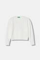 United Colors of Benetton sweter pozostałe biały 16CLG1010.P.seasonal