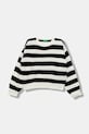 United Colors of Benetton pulover copii cu modele alb 1Z8SQ108X.G.seasonal