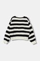Дитячий светр United Colors of Benetton 1Z8SQ108X.G.seasonal білий AW25