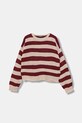United Colors of Benetton maglione per bambini medio spessore granata 1Z8SQ108X.G.seasonal
