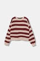 United Colors of Benetton pulover copii cu modele burgundia 1Z8SQ108X.G.seasonal
