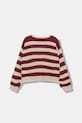 United Colors of Benetton pulover copii 1Z8SQ108X.G.seasonal burgundia AW25