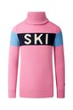 Perfect Moment sweter wełniany dziecięcy ski turtle sweater ii K6000033.G różowy AW25