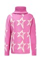 Perfect Moment sweter wełniany dziecięcy star dust sweater K6000042.G różowy AW25