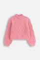 Coccodrillo sweter dziecięcy ZC5172501CGJ różowy AW25