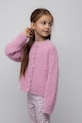 Coccodrillo kardigan dziecięcy pozostałe różowy ZC5172201FGK