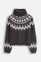 Детский свитер Coccodrillo ZC5172501WGJ чёрный AW25