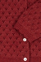 Konges Sløjd kardigan dziecięcy HOLIDAY KNIT CARDIGAN czerwony KS104314.9BYA