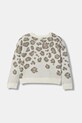 Dětský svetr United Colors of Benetton 1SJFQ109H.G.Seasonal béžová AW25