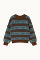 Tinycottons sweter dziecięcy TINY SWEATER AW25.122 brązowy AW25