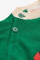Bobo Choses sweter bawełniany niemowlęcy Race Car zielony 225AB020