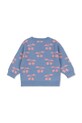Παιδικό βαμβακερό πουλόβερ Konges Sløjd LAPIS KNIT SWEATER GOTS KS103856.9BYA μωβ AW25