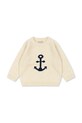 Otroški pulover Konges Sløjd ANCHOR KNIT SWEATER KS104063.9BYA bež AW25