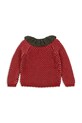 Konges Sløjd kardigan wełniany dziecięcy STRAWBERRY CARDIGAN KS104001.9BYA czerwony AW25
