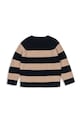Konges Sløjd sweter wełniany dziecięcy VITUM KNIT SWEATER KS104041.9BYA granatowy AW25