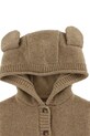 Donsje kardigan wełniany niemowlęcy Brittan Merino Wool Cardigan Bear brązowy 3039601