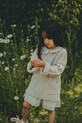 Dětský bavlněný svetr Donsje Stella Sweater bavlna béžová 4090100