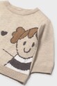 Chłopiec Mayoral Newborn sweter niemowlęcy 2340.2M.Newborn.9BYA brązowy