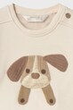Mayoral Newborn bluza bawełniana niemowlęca beżowy 2406.1Q.Newborn.9BYA