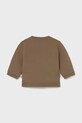 Бавовняний светр для немовлят Mayoral Newborn 2406.1Q.Newborn.9BYA коричневий AW25