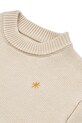 Παιδικό πουλόβερ με προσθήκη μαλλιού Liewood Orlane Embroidery Knit Jumper μπεζ LW20077.9BYA